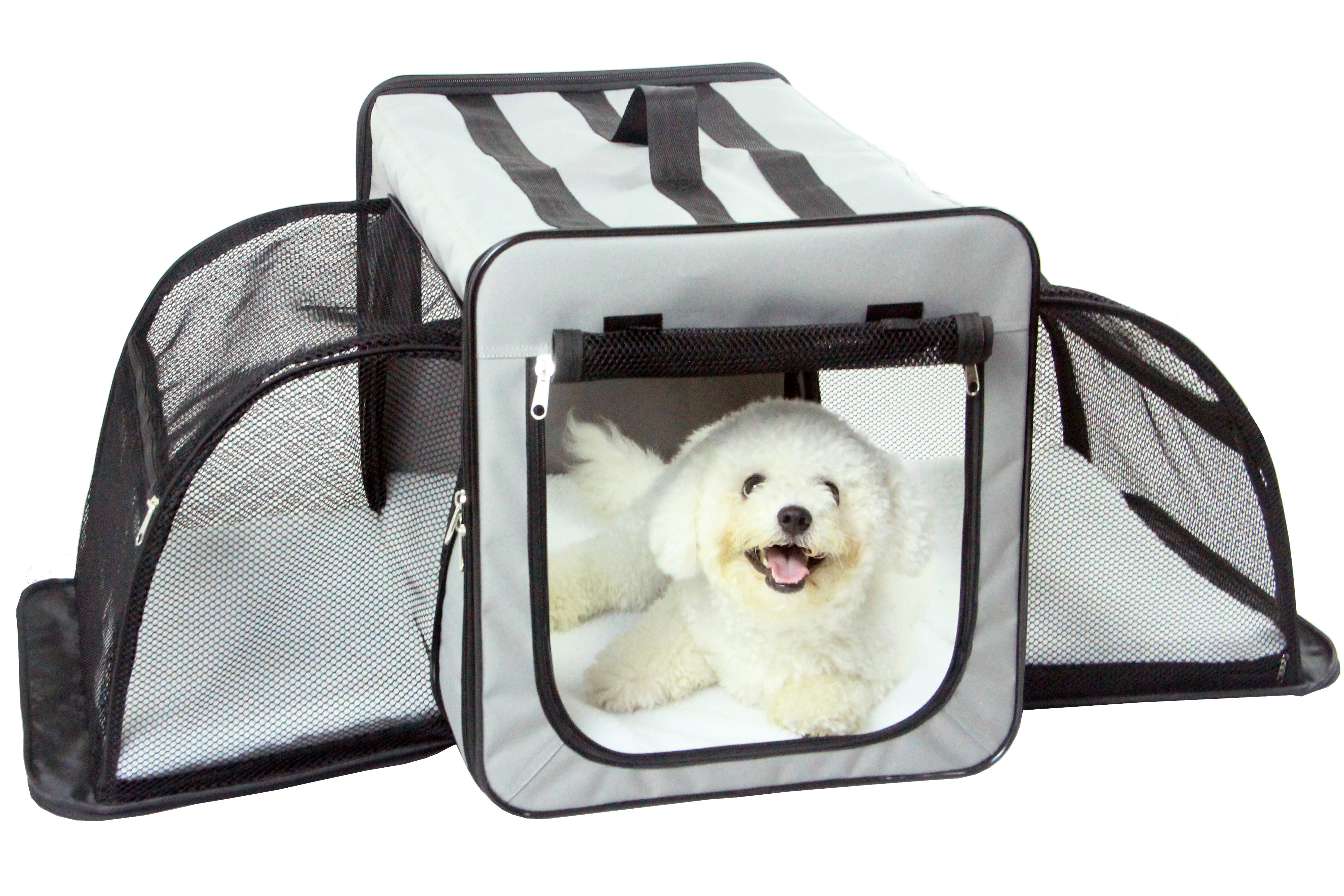 Expandable pet hot sale crate