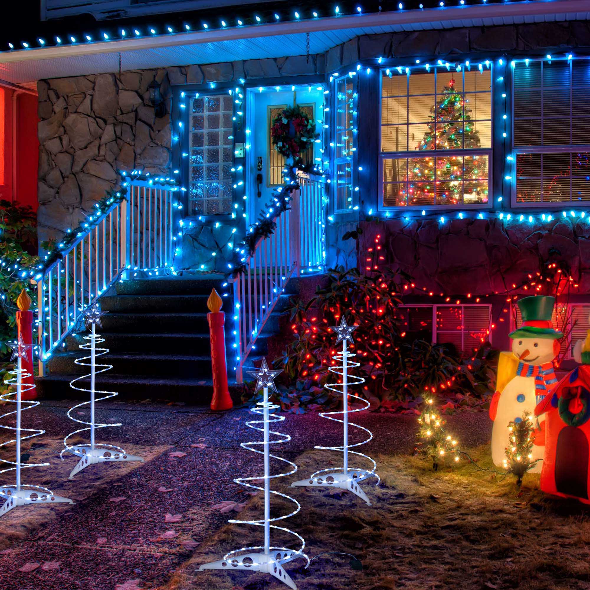 Cool white deals outdoor christmas lights