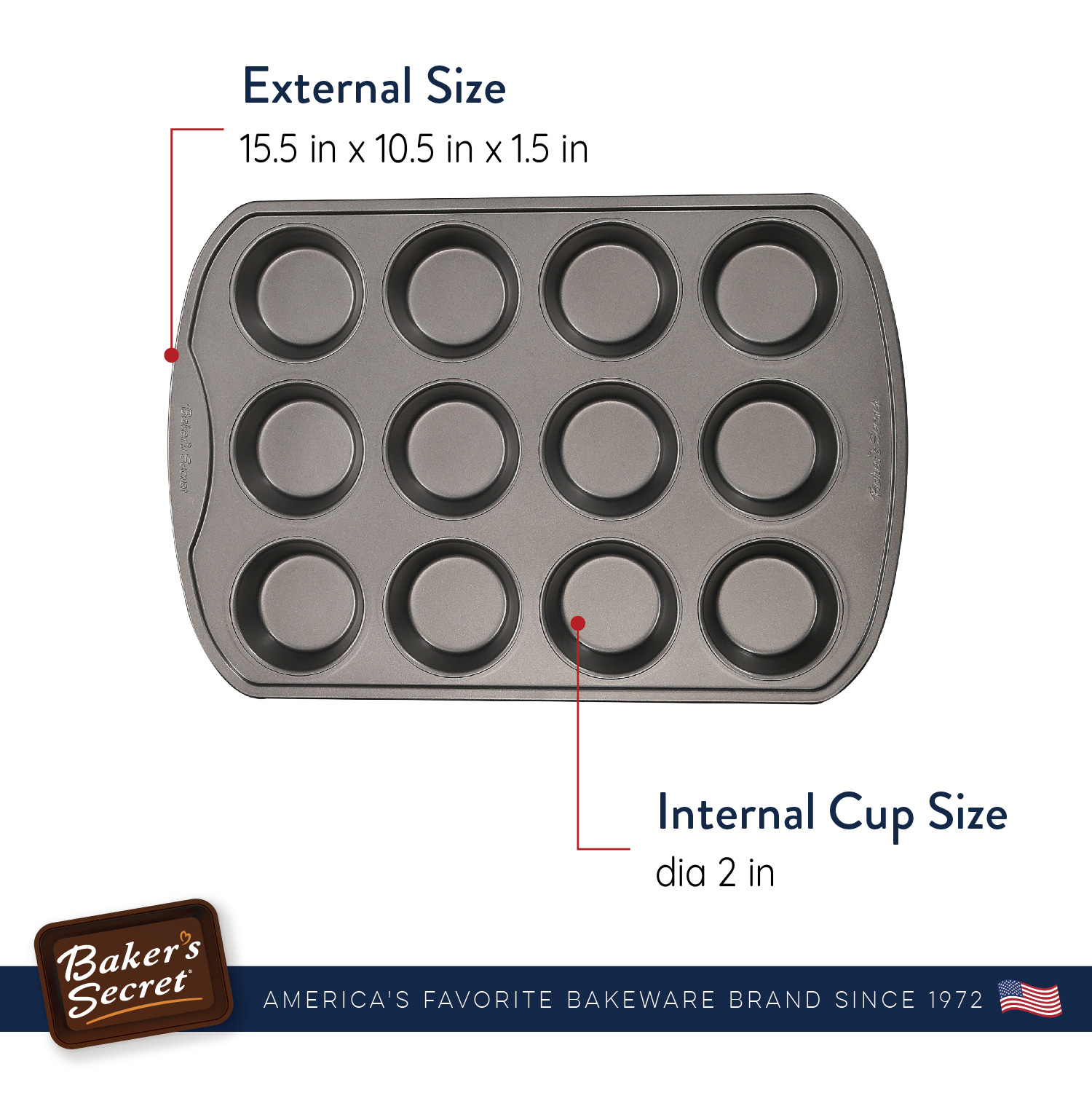 GoodCook® Nonstick Square Cake Pan, 8 x 8 in - Kroger