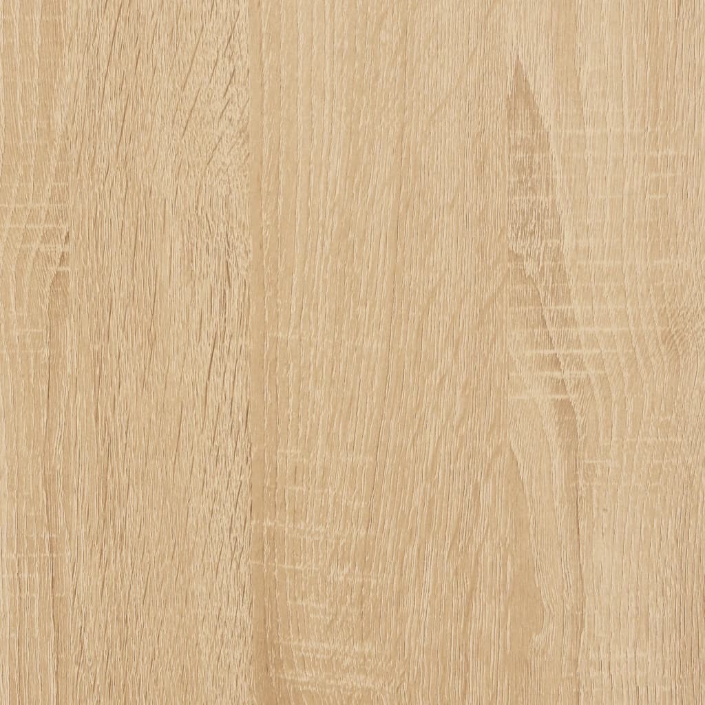vidaXL Bathroom Cabinet Smoked Oak 12.6 x10 x74.8 Engineered Wood,  12.6x10x74.8 - Foods Co.