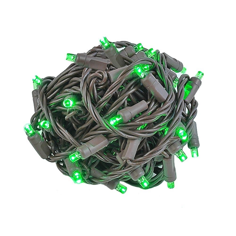 100 Light 34' Long White Wire Christmas Mini Lights