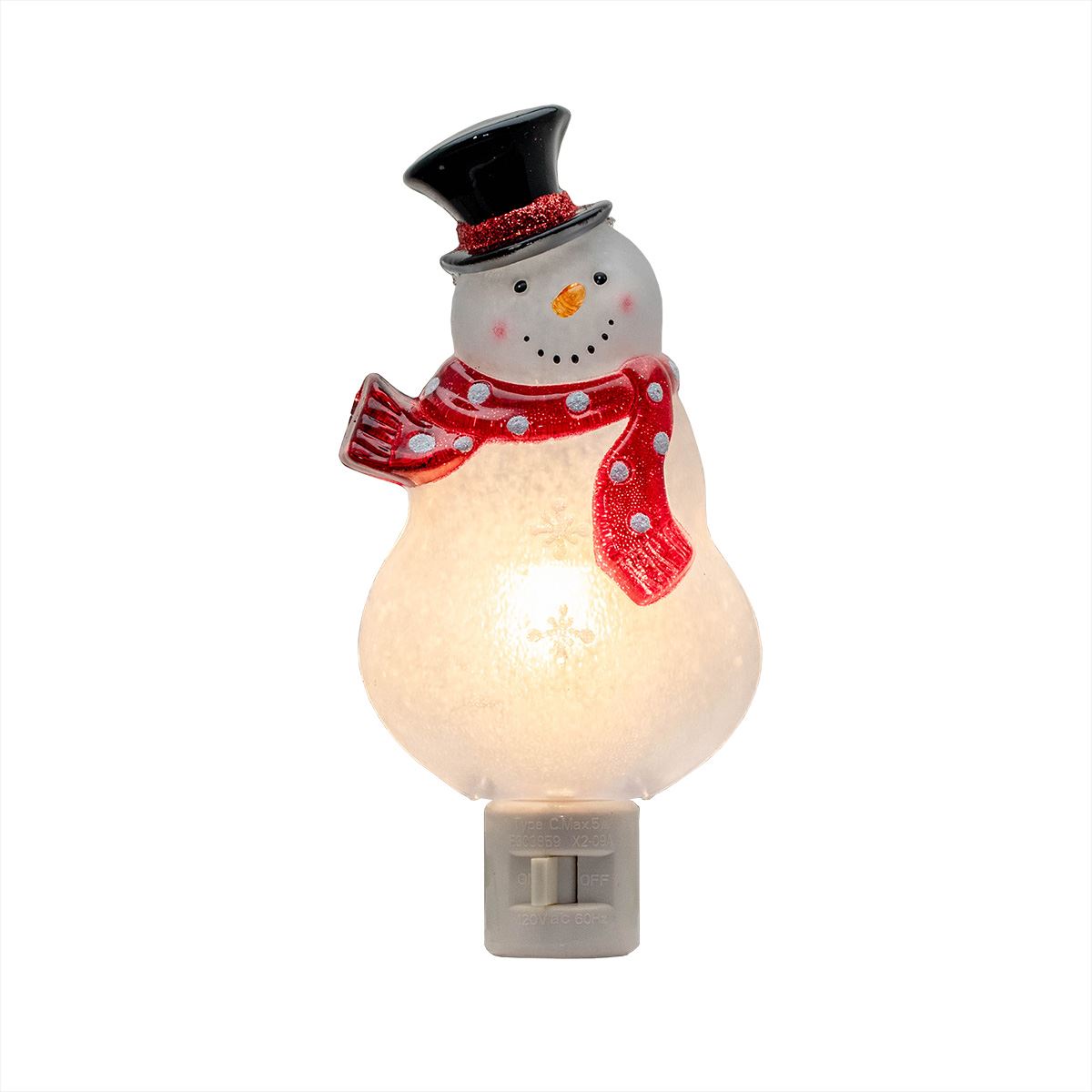 VP Home Glowing Star Snowman Decor LED Holiday Light Up Figurines