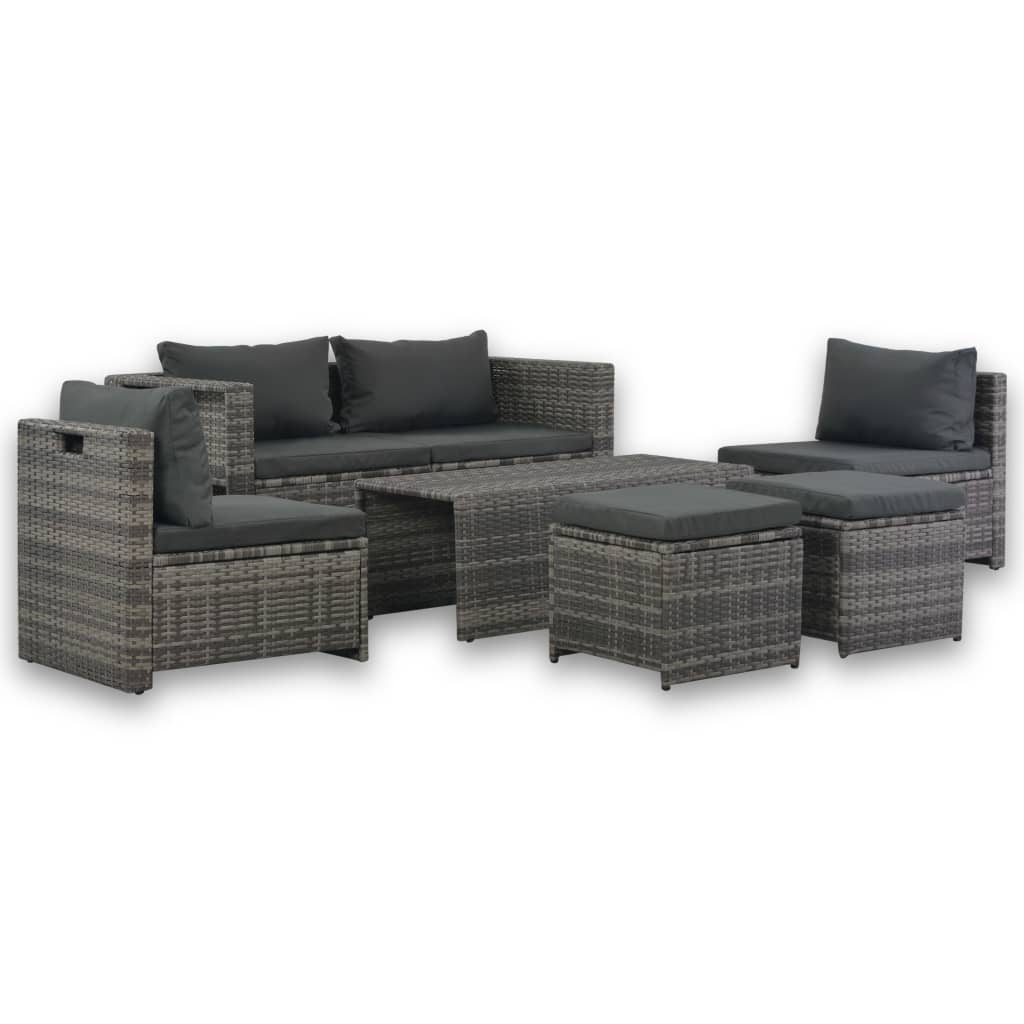 Plastic rattan corner discount sofa