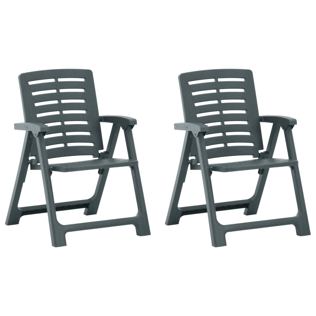 Plastic garden chairs discount grey