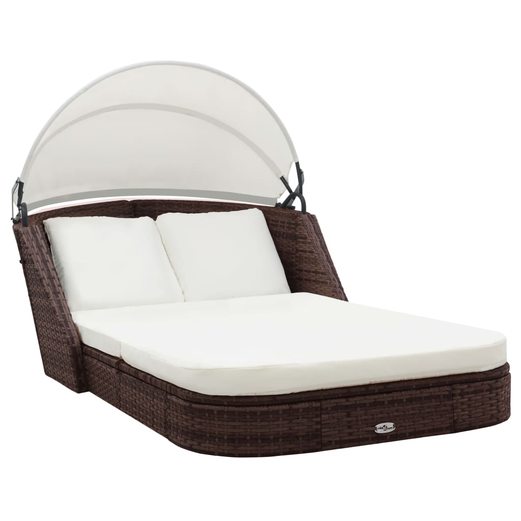 Rattan day best sale bed sun lounger