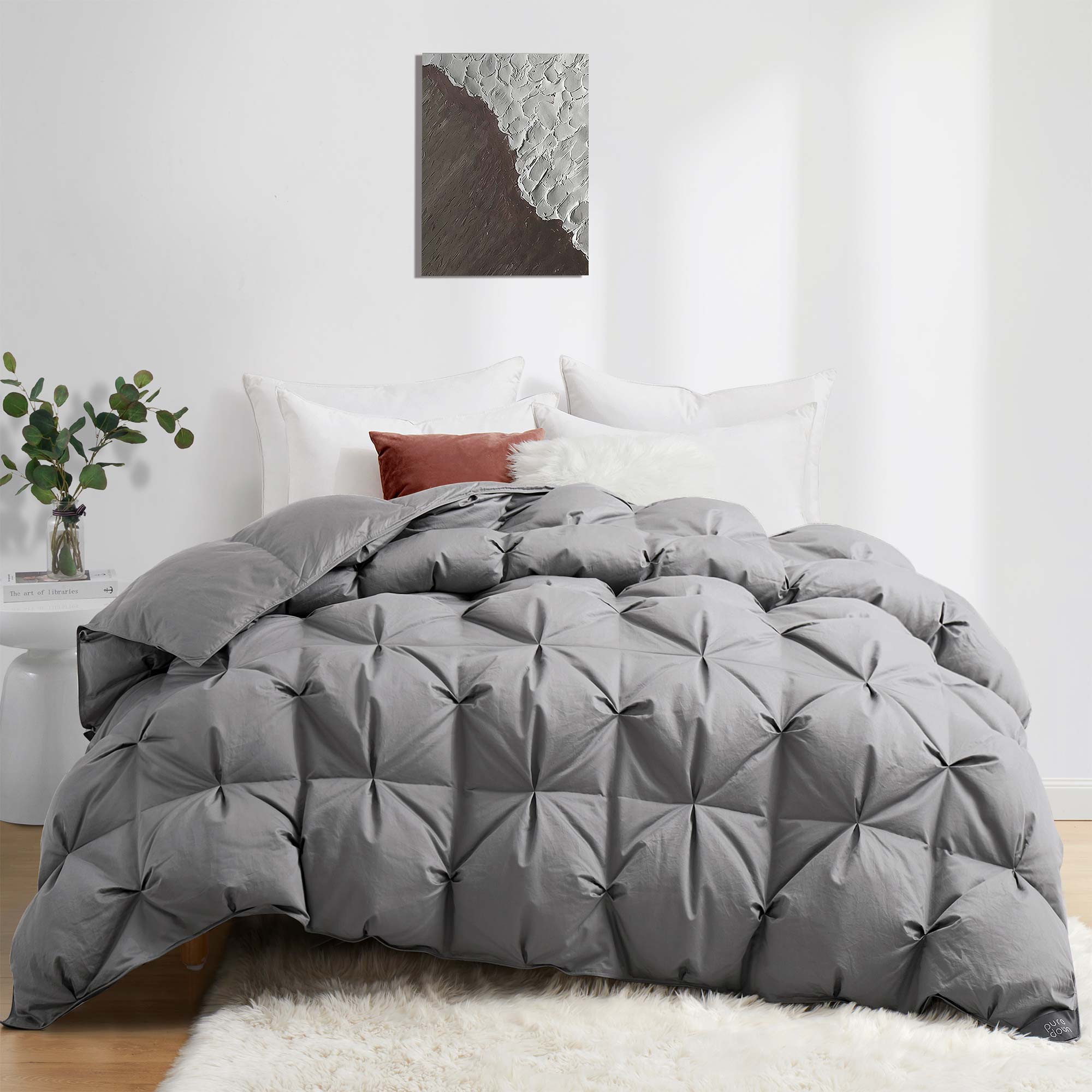 Luxury 800 Fill Power White Goose Down Winter Comforter Extra Warm Super Soft Heavy Weight C Full Fry s Food Stores