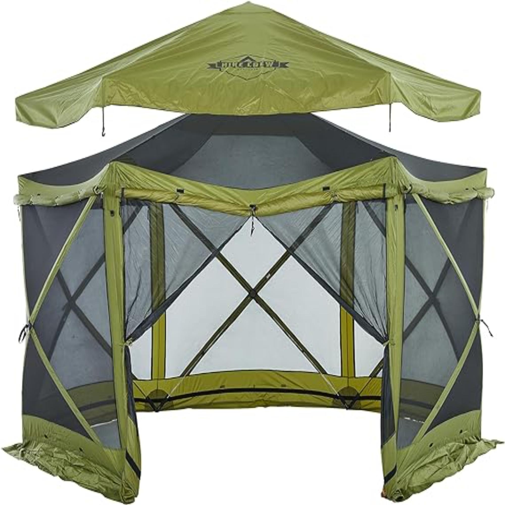 Camping canopy with sides best sale