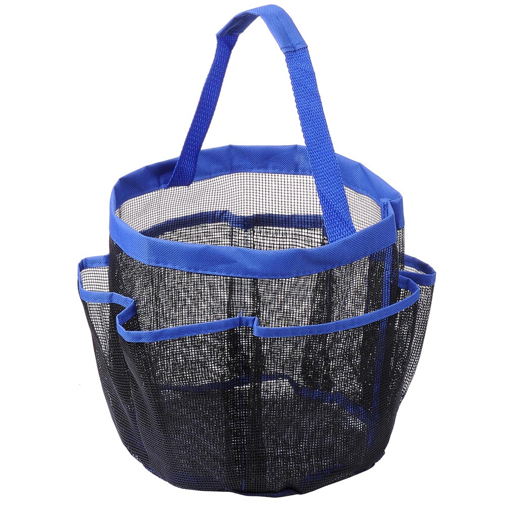 Yescom Portable Mesh Shower Caddy Tote 8 Pockets Bathroom Carry