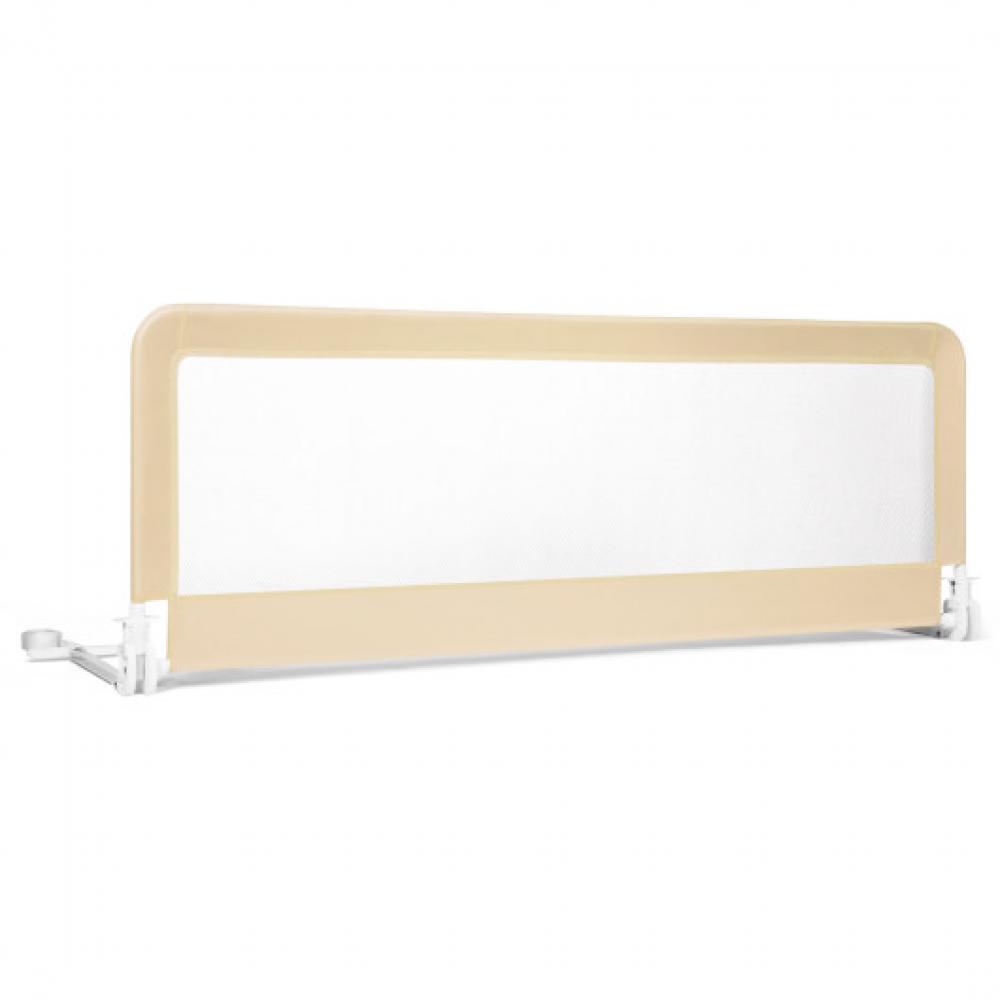 Hivvago 59 Inch Folding Breathable Baby Bed Rail Guard with Safety ...
