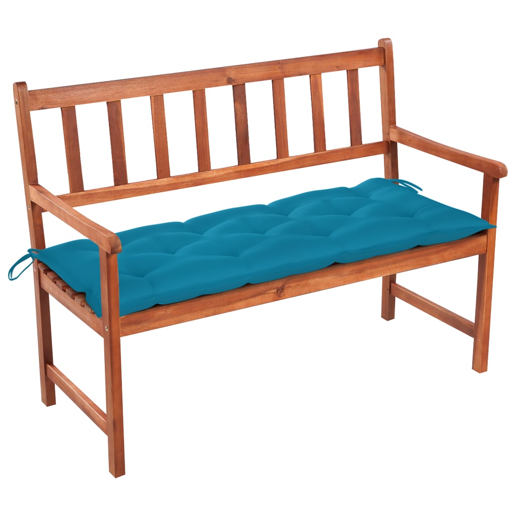 vidaXL Patio Bench with Cushion 47.2 Solid Acacia Wood 47.2