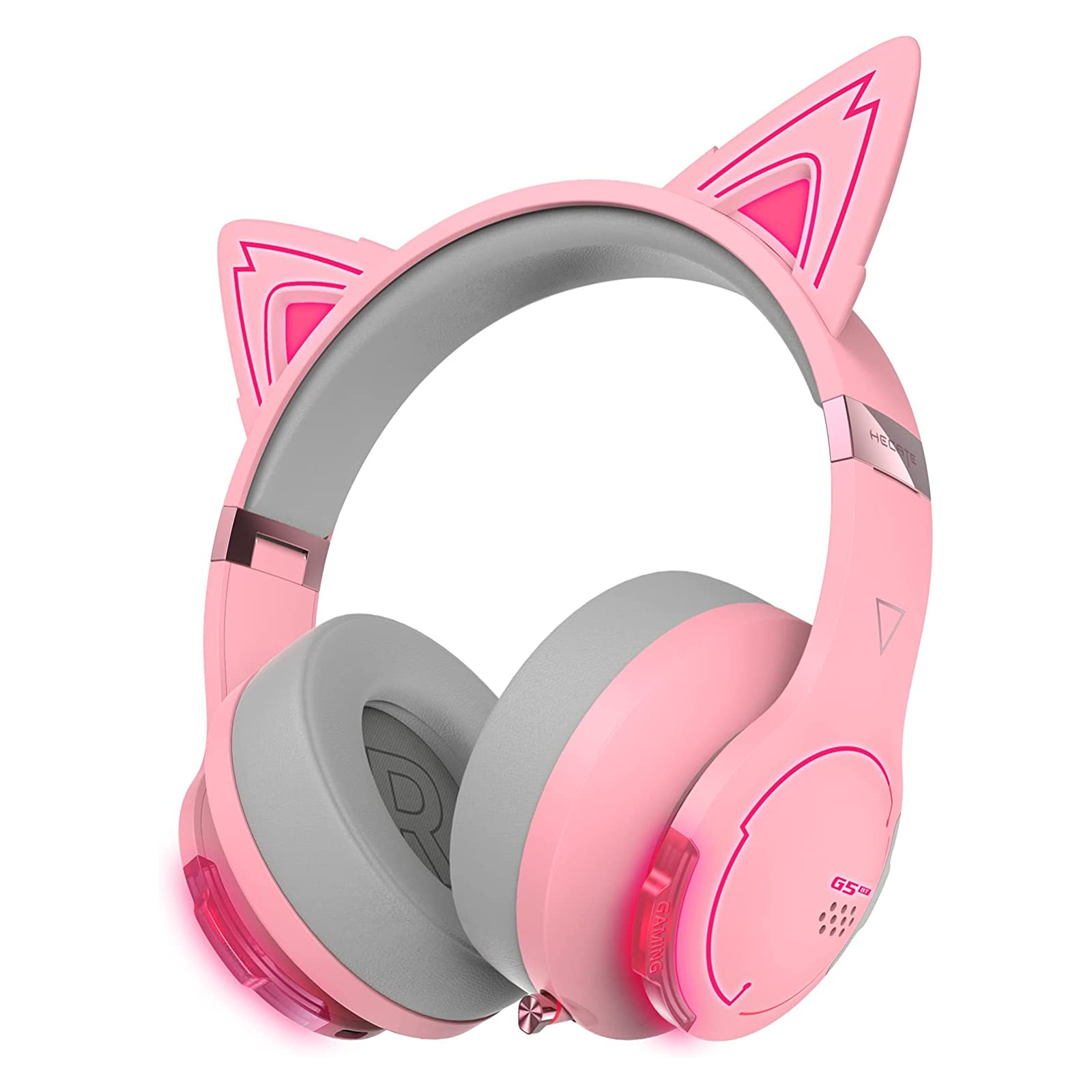 Edifier G5BT CAT Wireless Bluetooth Wired Cat Ear Gaming Headset with Mic Pink 1 Mariano s