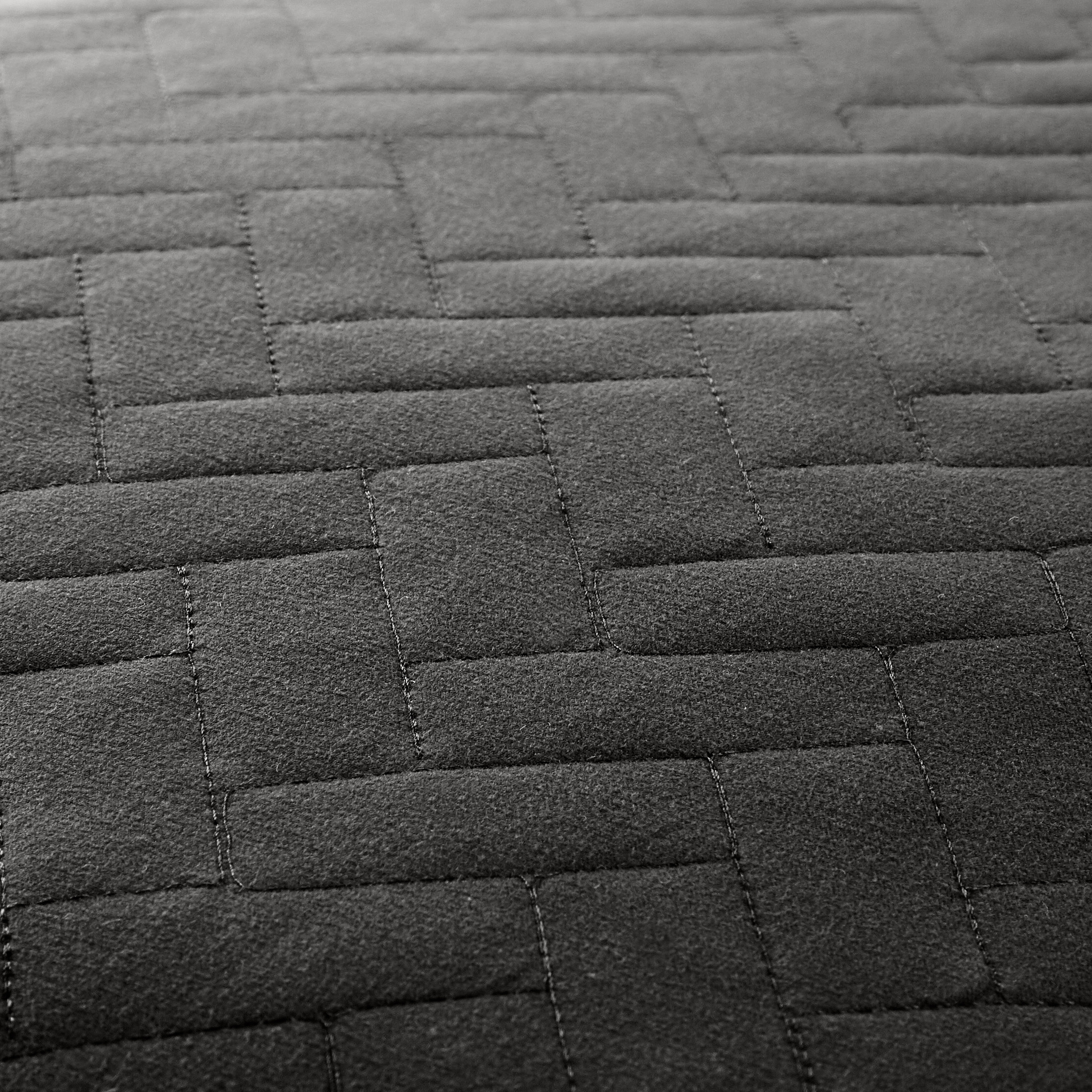 Herringbone Stitch Gray