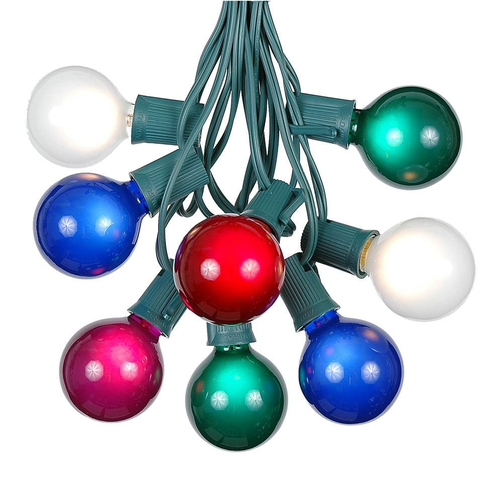 G50 Patio String Lights with 25 Clear Globe Bulbs – Outdoor String Lights – Market Bistro Café Hanging String Lights – Patio Garden Umbrella Globe Lights - Black Wire - 25 Feet G50 Patio String Lights with 25 Clear Globe Bulbs – Outdoor String Lights – Market Bistro Café Hanging String Lights – Patio Garden Umbrella Globe Lights - Black Wire - 25 Feet