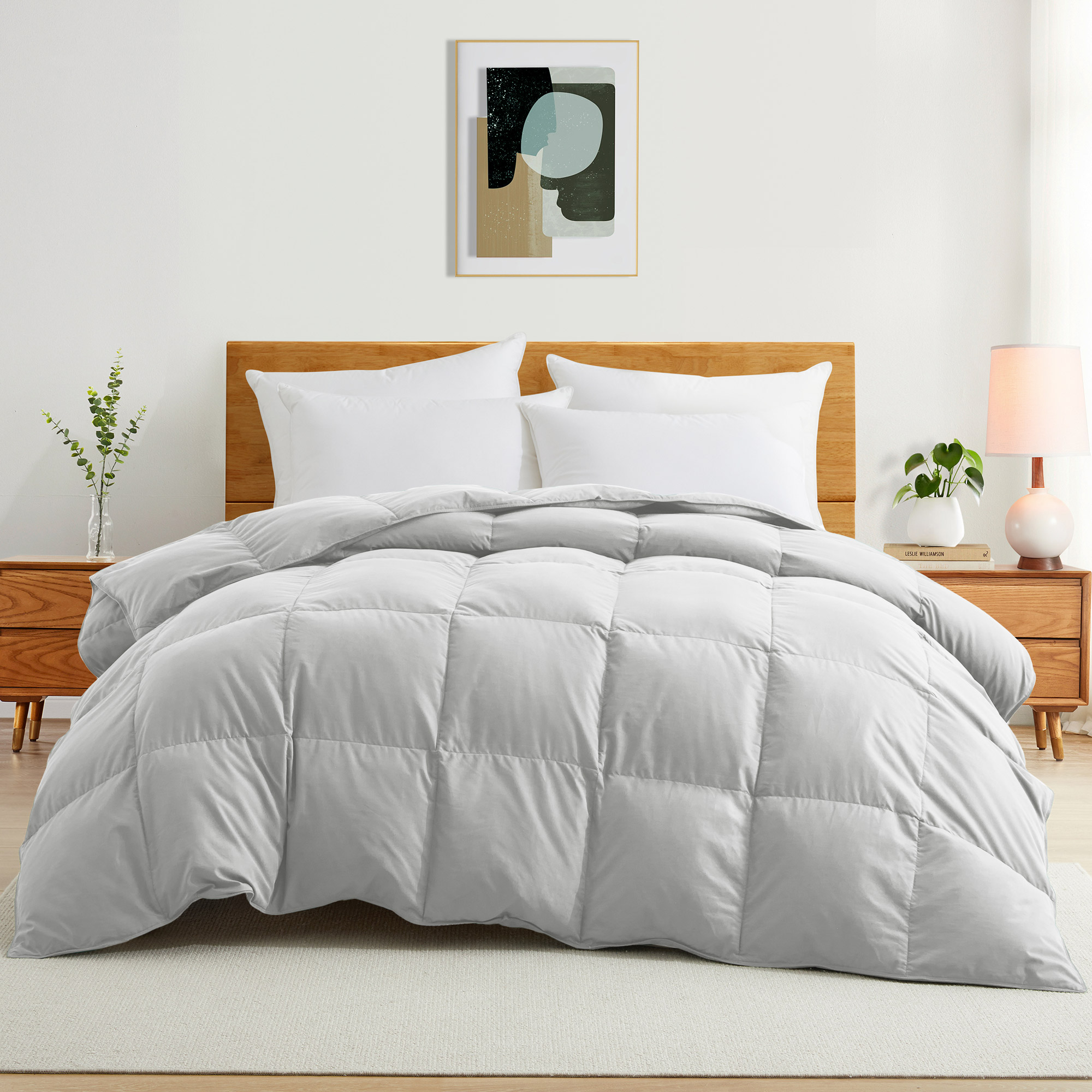 Down feather best sale comforter queen