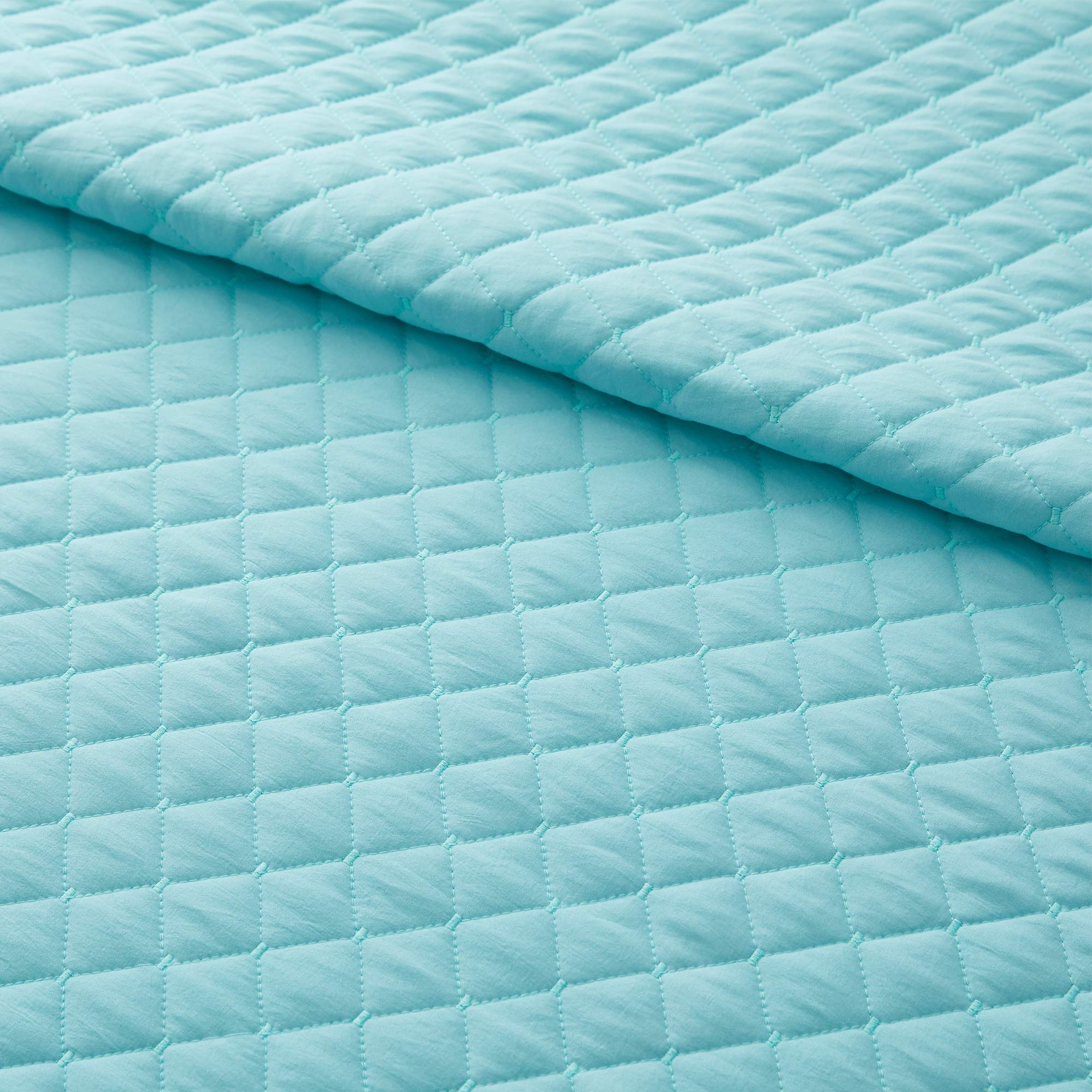 3 Piece Coverlet Set Lightweight Quilt Set With Shams Black Full/Queen