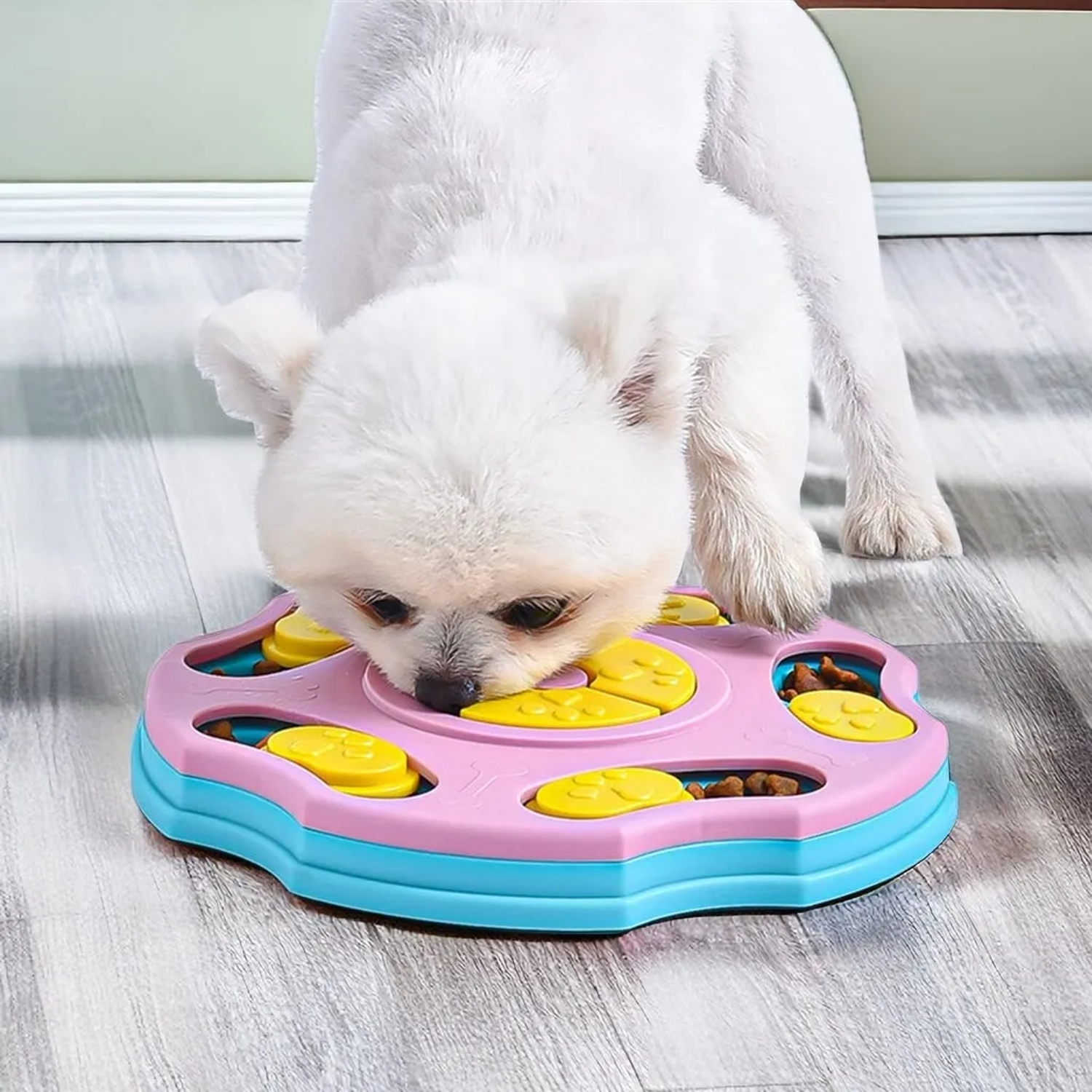 Puzzle feeder dog hotsell
