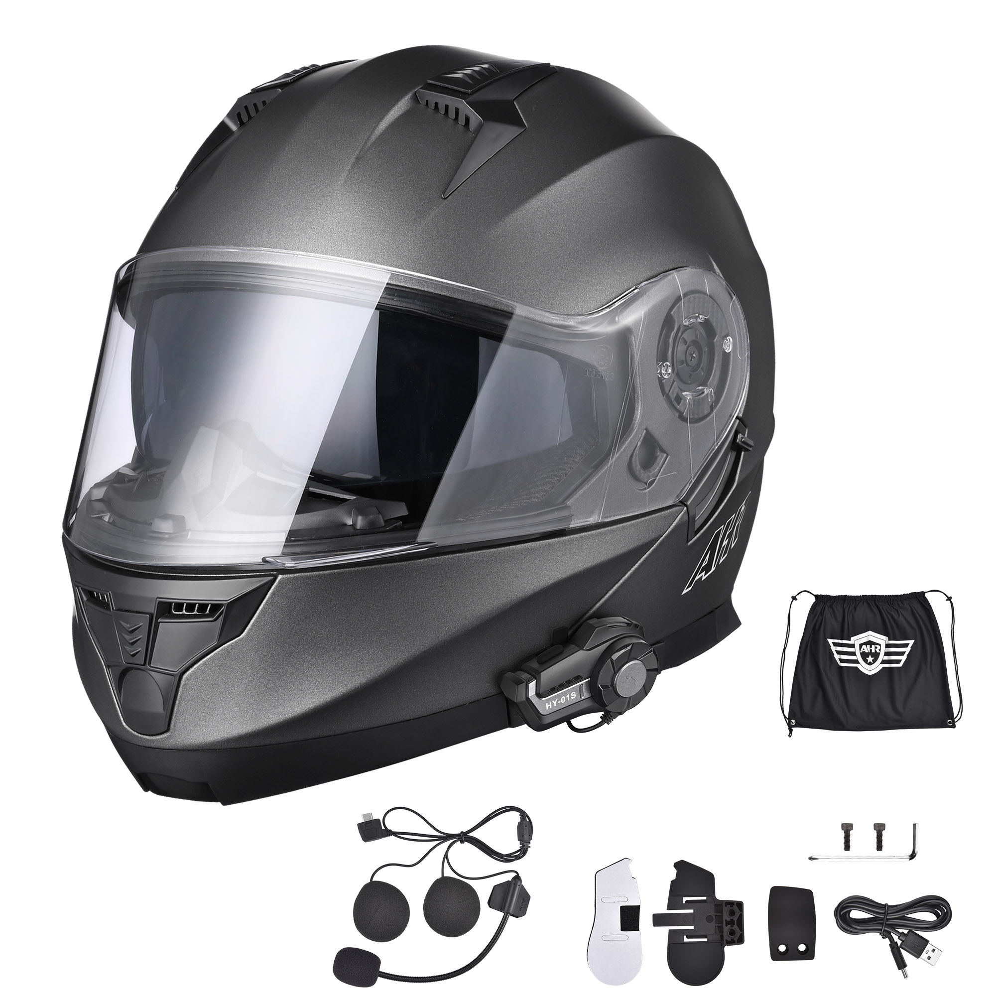 Bluetooth discount helmet set