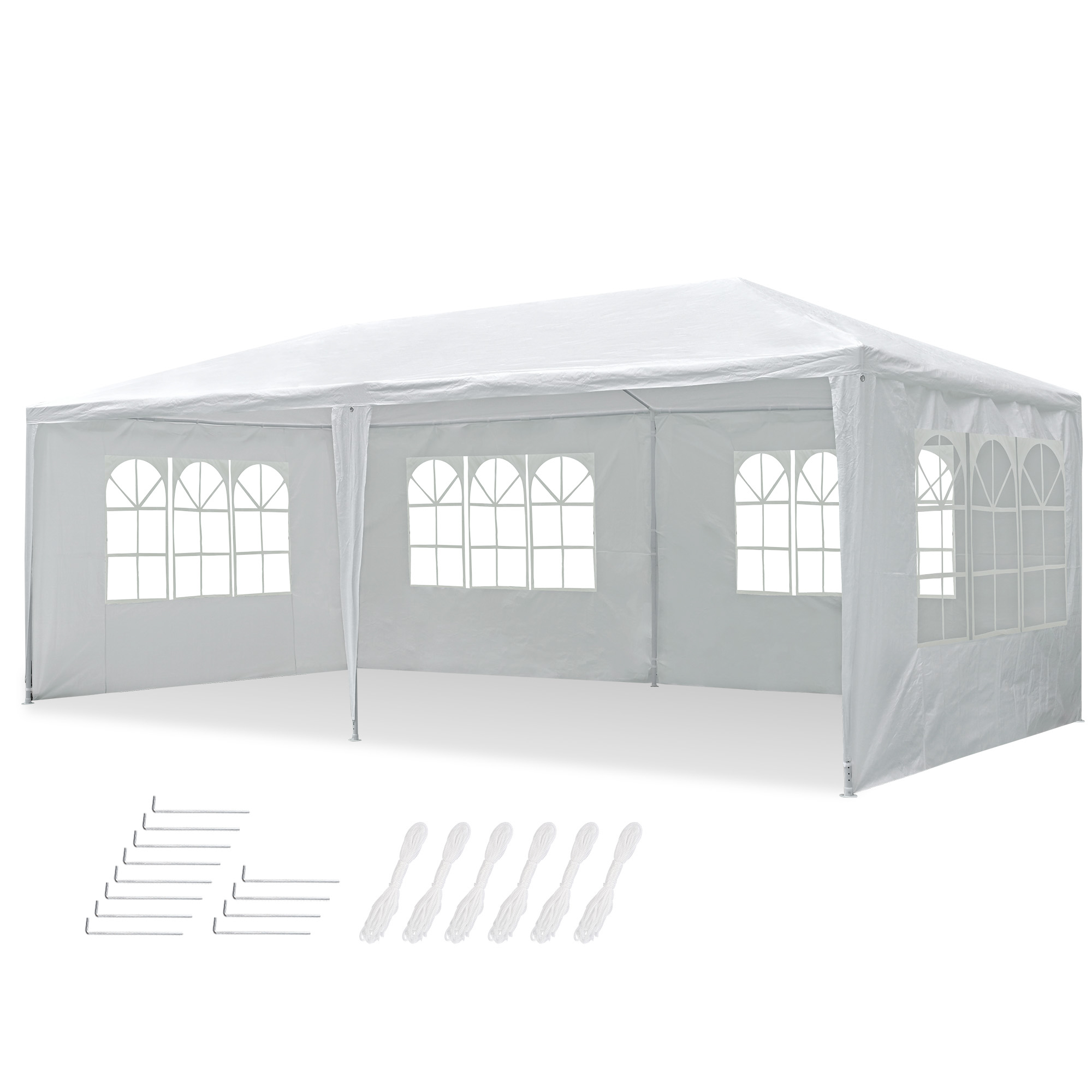 10 x 20 Party Wedding Tent Canopy Outdoor Heavy Duty Pavilion Cater Event White 1 Mariano s