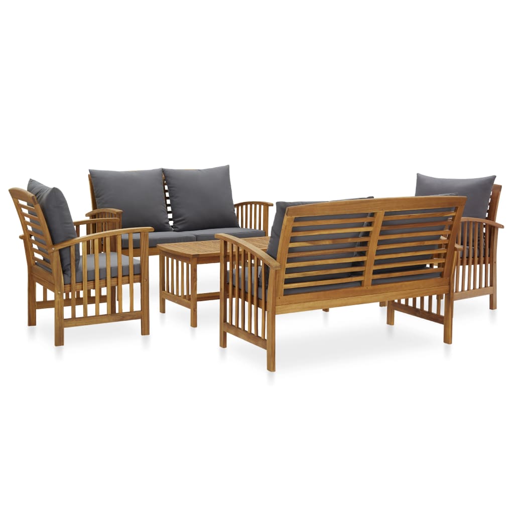 Vidaxl 5 piece garden best sale lounge set