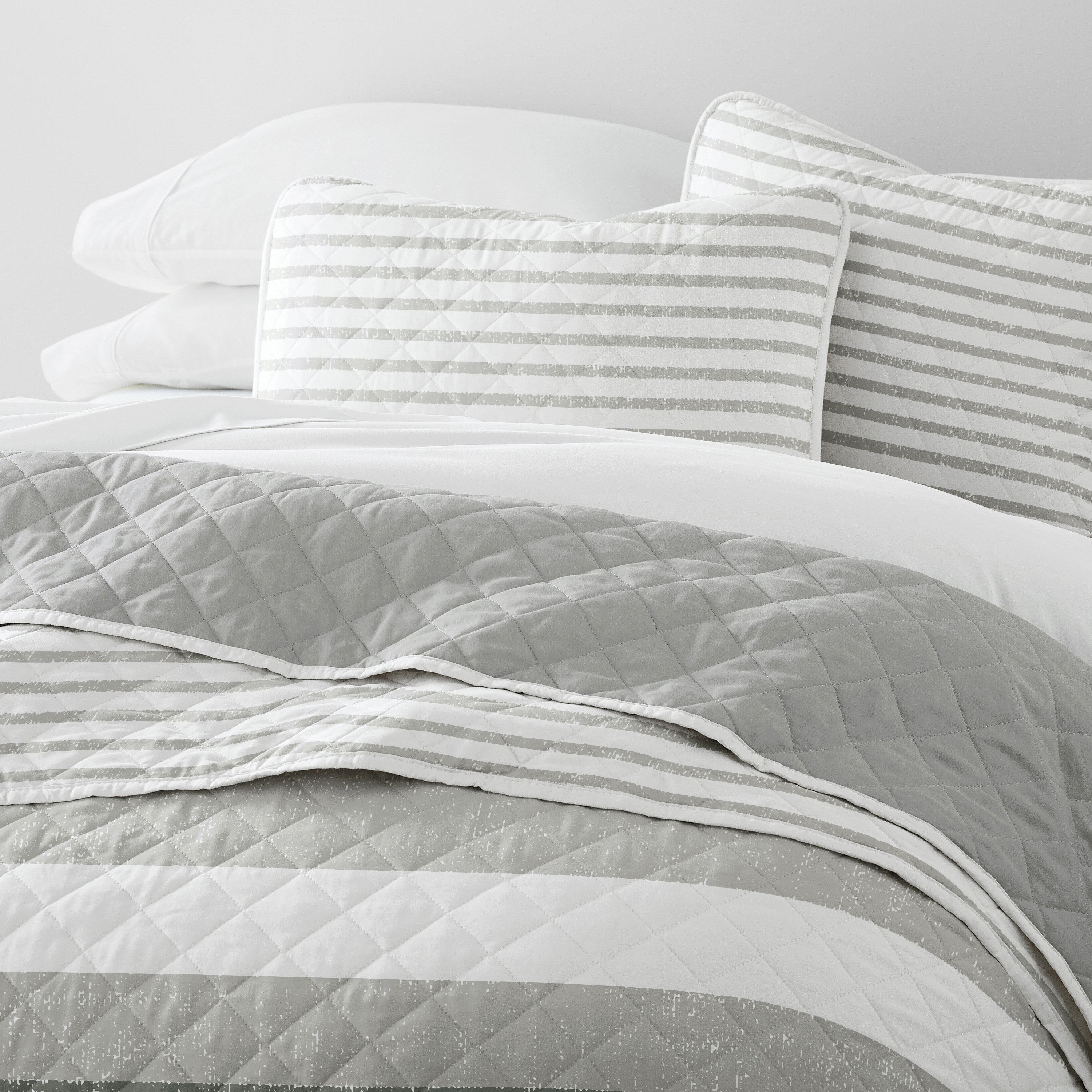 Summer Stripes Light Gray
