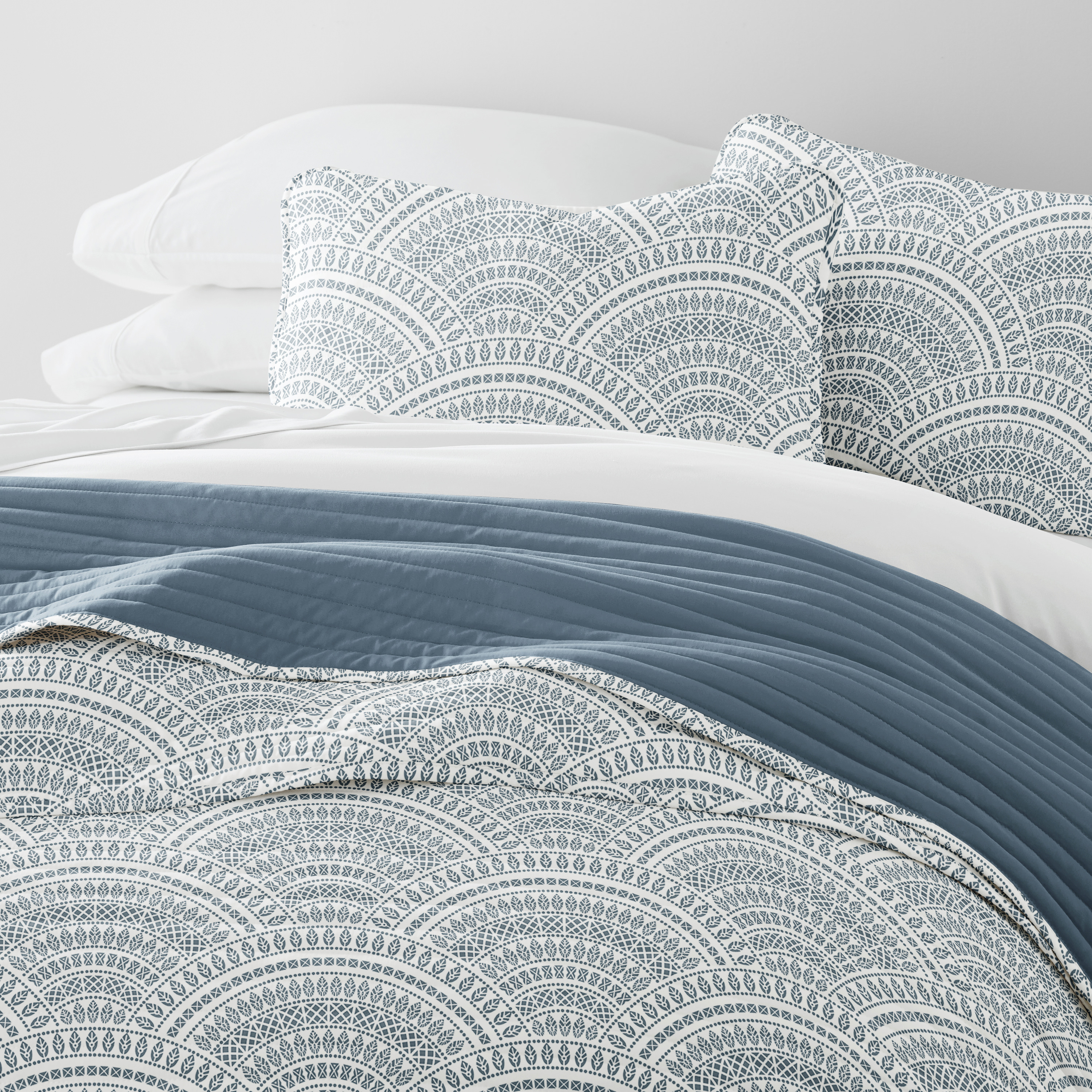 Scalloped Dusk Blue