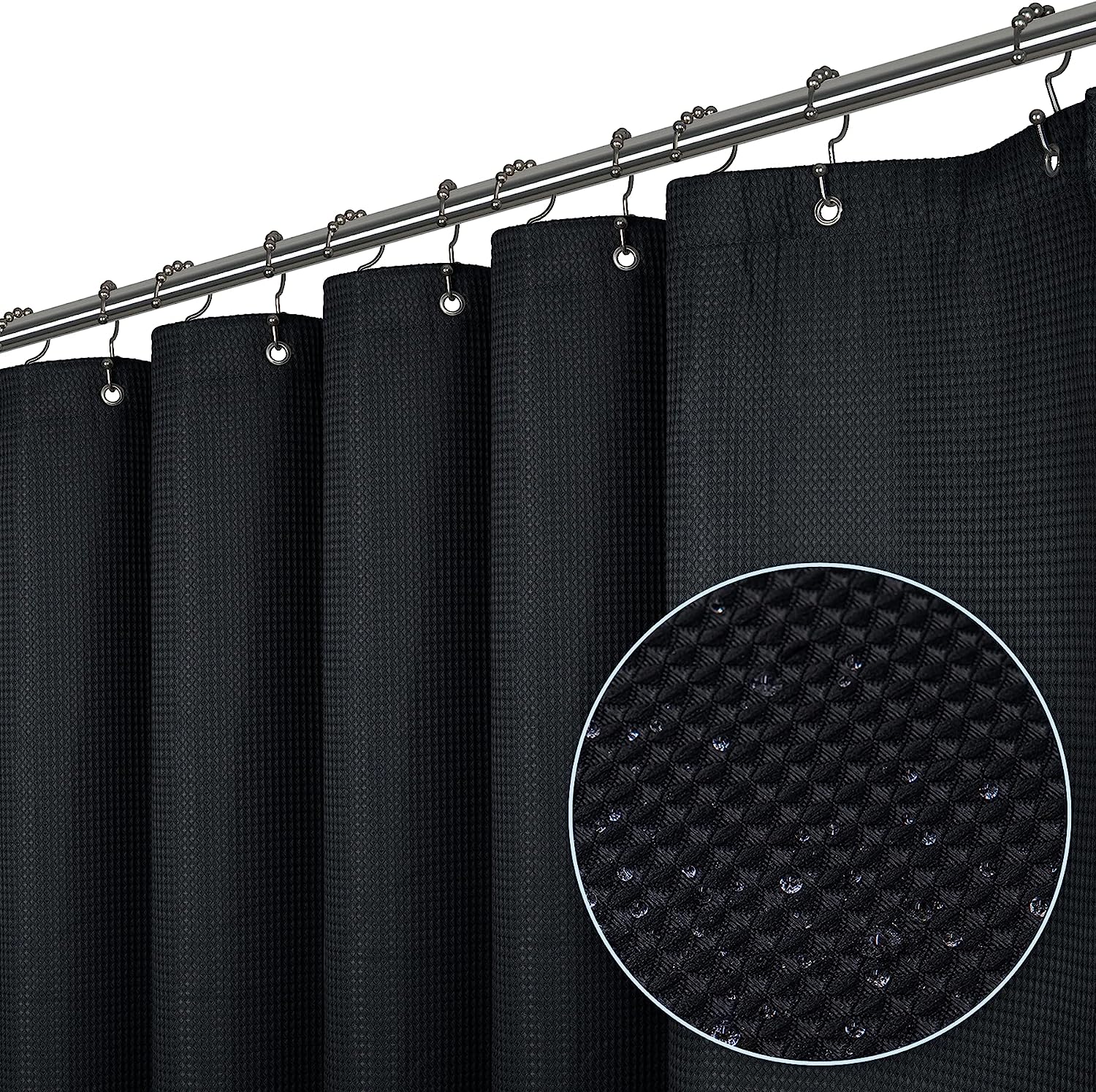 Heavy-Weight Magnetic Shower Curtain Liner