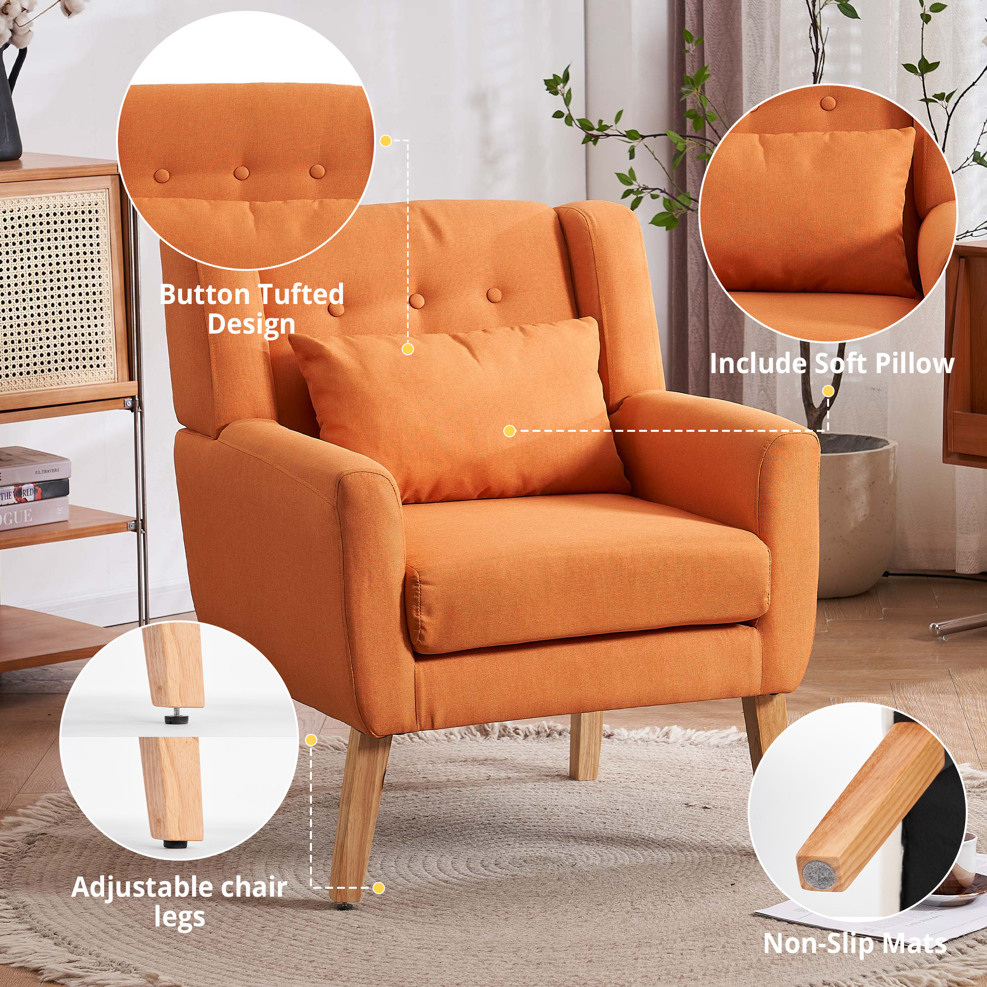 solid-upholstered-accent-chair-with-flared-armrests-and-wooden-legs