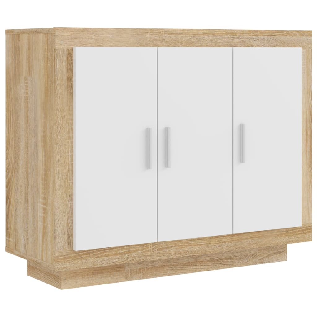 vidaXL Bathroom Cabinet Smoked Oak 12.6 x10 x74.8 Engineered Wood,  12.6x10x74.8 - Foods Co.