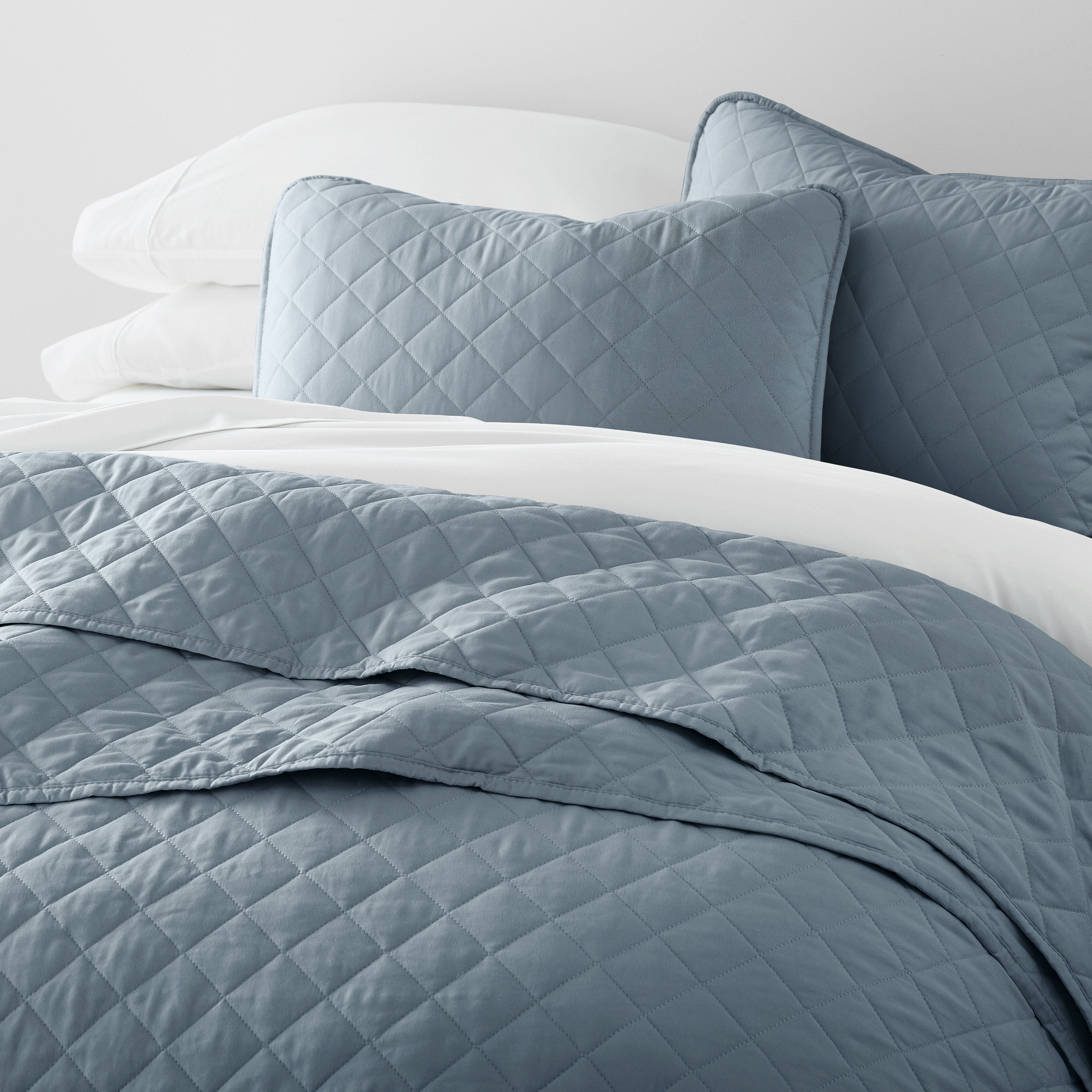 Diamond Stitch Dusk Blue