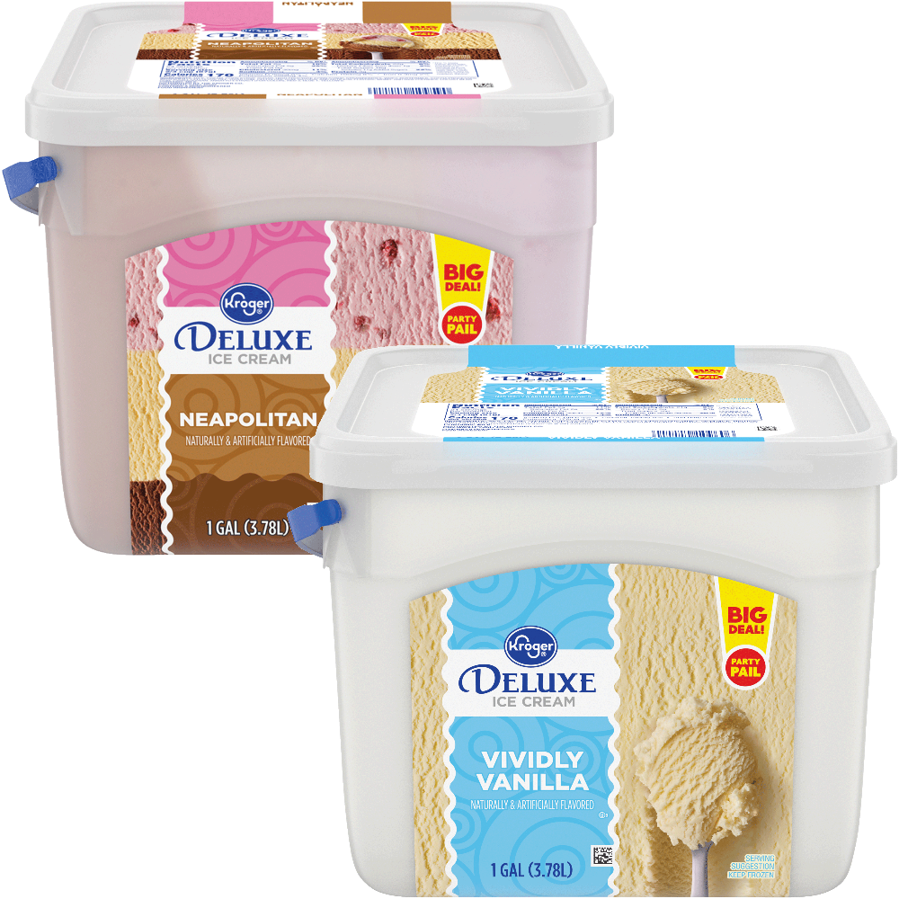 Kroger Deluxe Party Pail Ice Cream